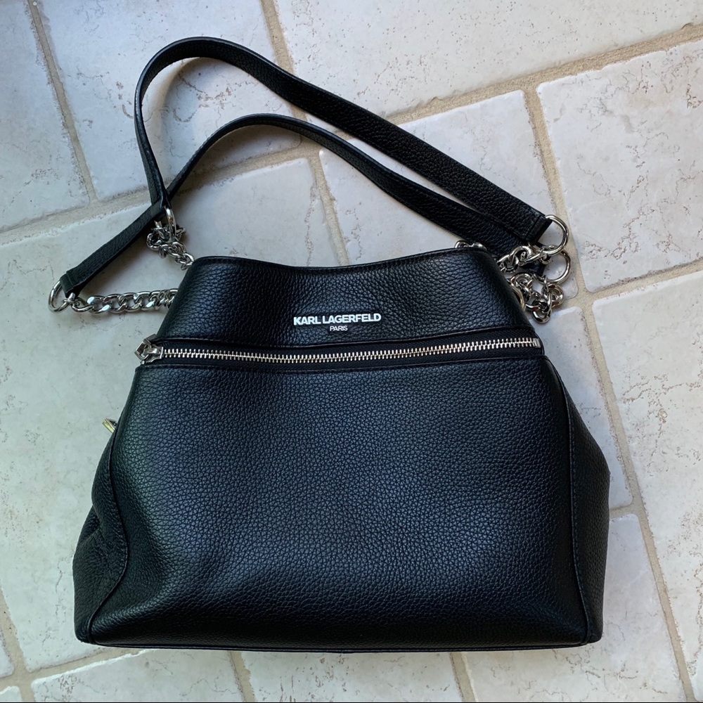 BOUQUET PEBBLE SHOULDER BAG